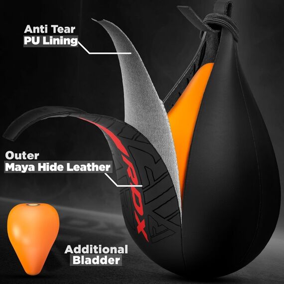 2Pc Speed Ball F6 Matte Red + Swivel, Size: One Size, Colour: Rot, 5 image