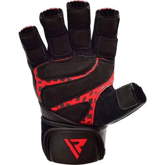 Gym Glove Micro Red/Black Plus-M, Size: M, Colour: Schwarz, 3 image