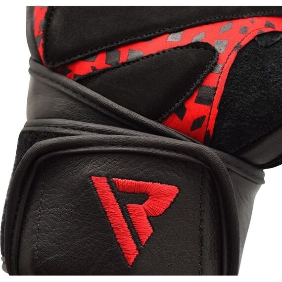Gym Glove Micro Red/Black Plus-M, Size: M, Colour: Schwarz, 5 image