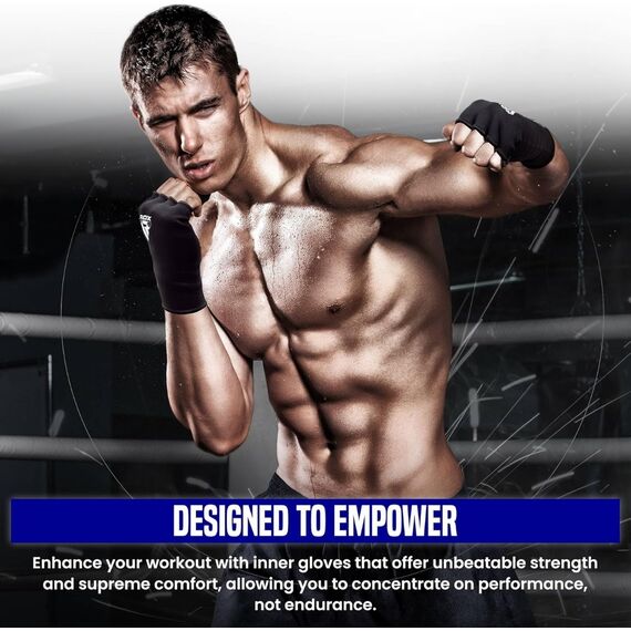 Sous Gants, Taille: L, Couleur: Bleu, 4 image