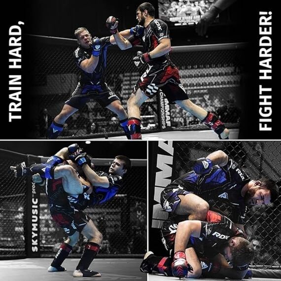 Shorts MMA IMMAF, Taille: XS, Couleur: Rouge, 6 image