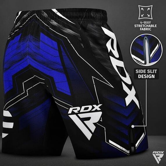 Shorts MMA IMMAF, Taille: XS, Couleur: Bleu, 4 image