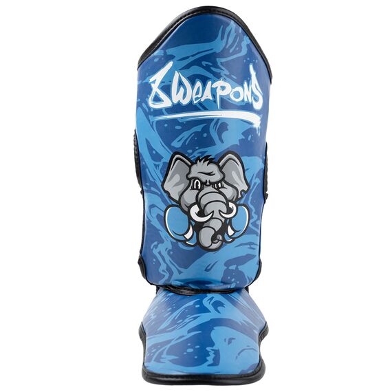 8 WEAPONS Kids Shin Guards - Jipe blue S/M, Colore: Blu , Size: S-M, 6 image