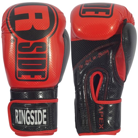 Gants de boxe Ringside Apex, Couleur: Rouge, OZ: 14oz