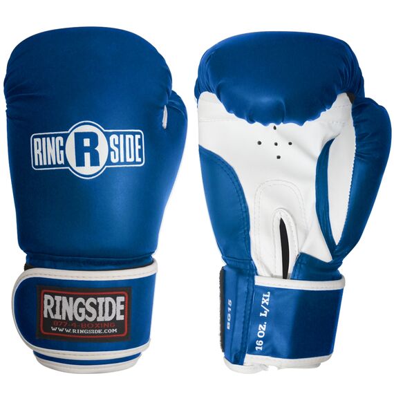 Ringside Striker Trainings-Boxhandschuhe, Farbe: Blau, OZ: 14oz