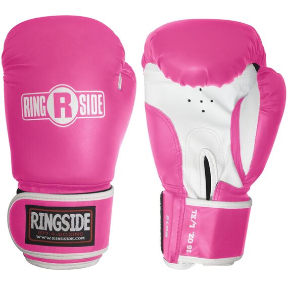 Gants de Boxe d'entraînement Ringside Striker, Couleur: Rose, oz: 12oz