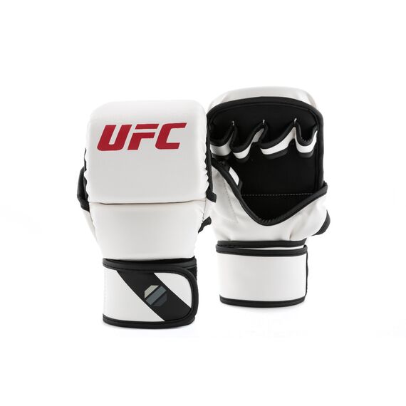 UFC Contender MMA Sparing Gloves-8oz, Colour: Weiss, Size: S-M