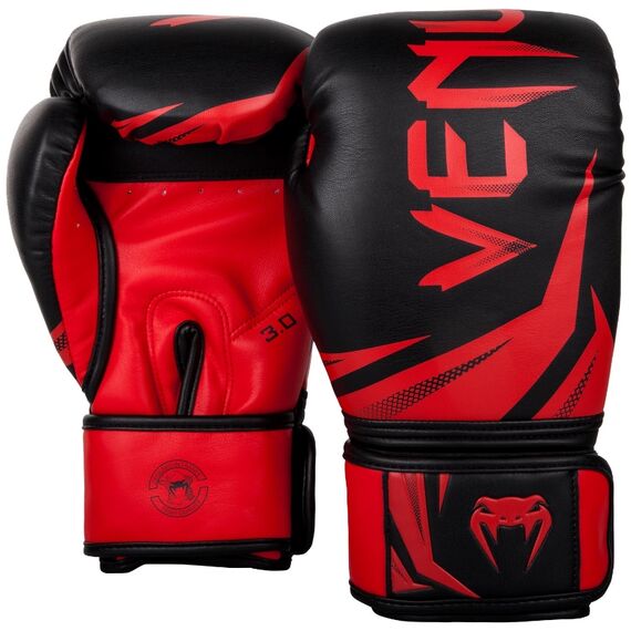 Venum Challenger 3.0 Boxing Gloves - Black/Red, Colour: Rot, OZ: 16oz, 2 image