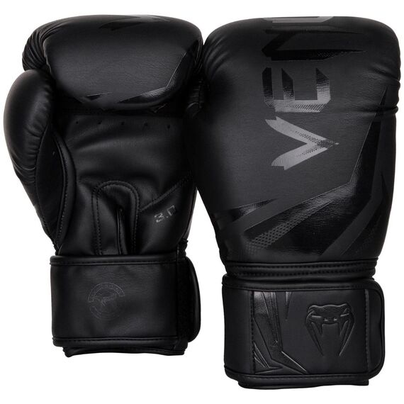 Venum Challenger 3.0 Boxing Gloves - Black/Black, Colour: Schwarz, OZ: 14oz, 6 image