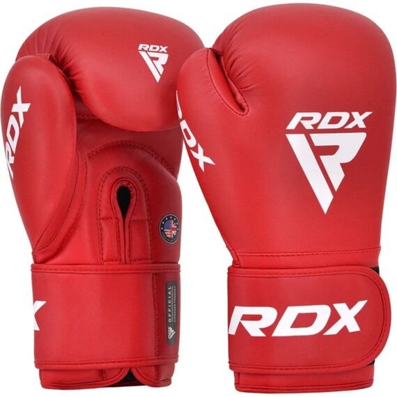 Gants de Boxe RDX pour Compétitions Amateurs, Couleur: Rouge, OZ: 10oz, 2 image