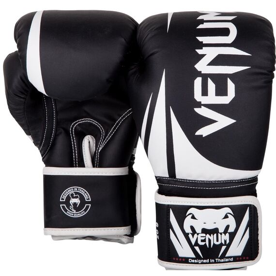 Venum Challenger 2.0 Kids Boxing Gloves - Black/White, Colour: Schwarz, OZ: 6oz, 2 image