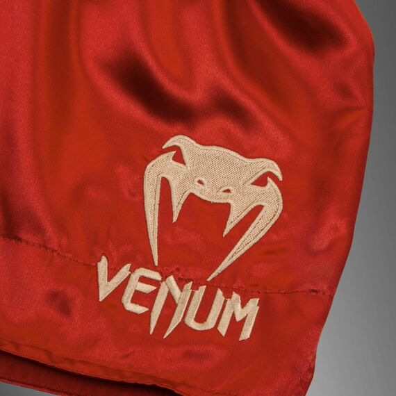 Venum Classic Muay Thai Shorts Bordeaux/Gold XXL, Taglia: 2XL, Colore: Rosso , 2 image