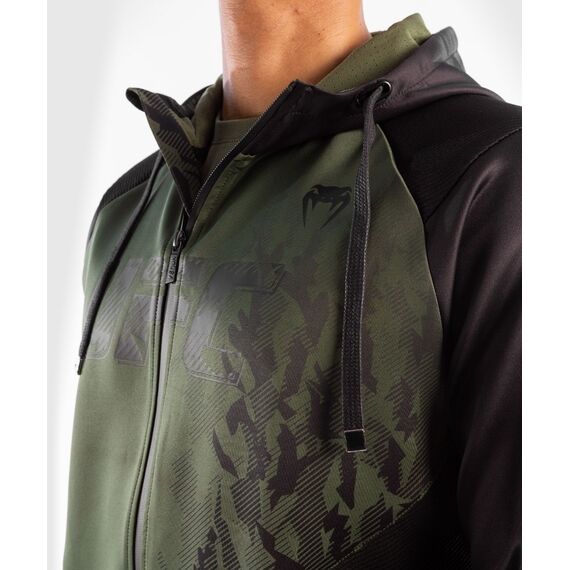 UFC Authentic Fight Week Men's Zip Hoodie, Size: S, Colour: Khaki, 8 image