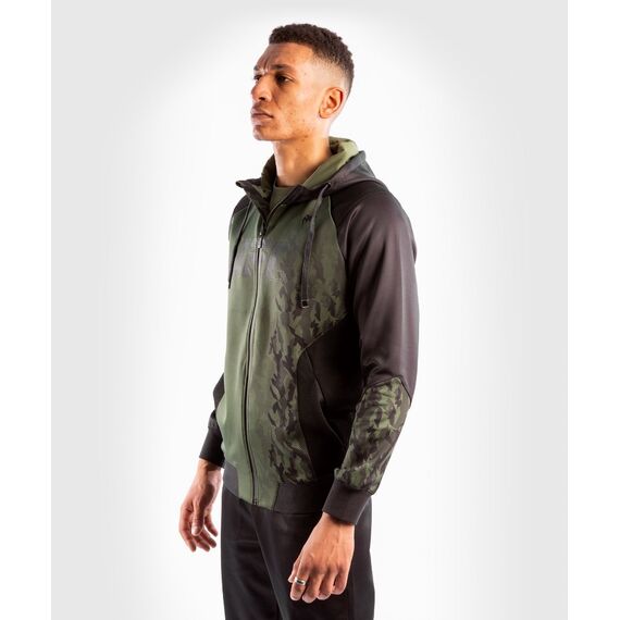 UFC Authentic Fight Week Men's Zip Hoodie, Size: S, Colour: Khaki, 7 image