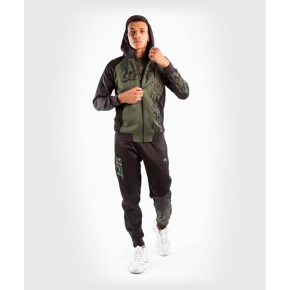 UFC Authentic Fight Week Men's Zip Hoodie, Size: S, Colour: Khaki, 4 image