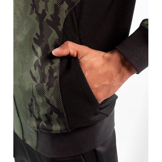 UFC Authentic Fight Week Men's Zip Hoodie, Size: S, Colour: Khaki, 6 image