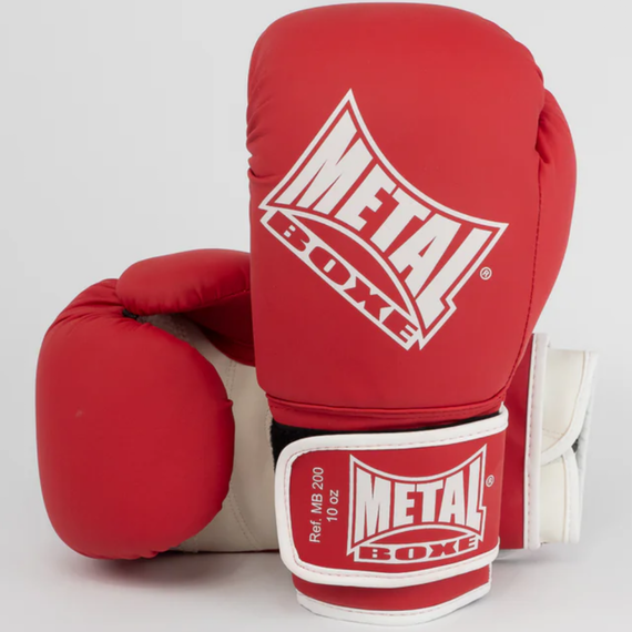 Metal Boxe Gant Entr Rouge 08 oz, Colour: Rot, OZ: 8oz