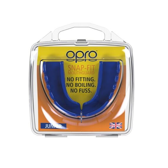 OPRO Snap-Fit Paradenti Junior – Blu elettrico, Taglia: Taglia unica, Colore: Blu , 2 image