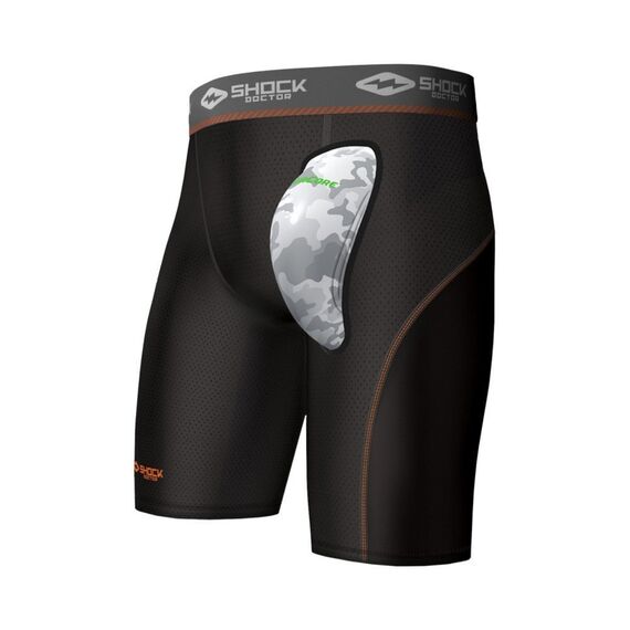 Short Compression avec Coquille Shock Doctor AirCore Noir M, Taille: M, Couleur: Noir