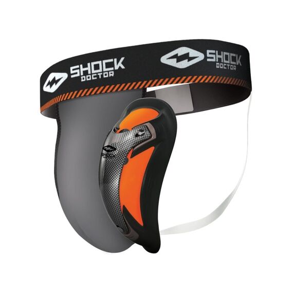 Coquille avec Support Shock Doctor Ultra Carbon Flex Grise XXL, Taille: 2XL, Couleur: Gris