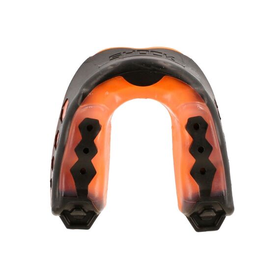 Shock Doctor Gel Max Mouthguard Black/Orange Adult, Size: One Size, Colour: Orange, 5 image
