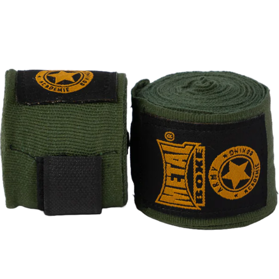 Metal Boxe Boxing Hand Wraps 2.50 Military, Colour: Khaki