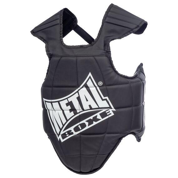 Metal Boxe Plastron Noir Multiboxe 3 (+85 Kg), Taille: XL, Couleur: Noir