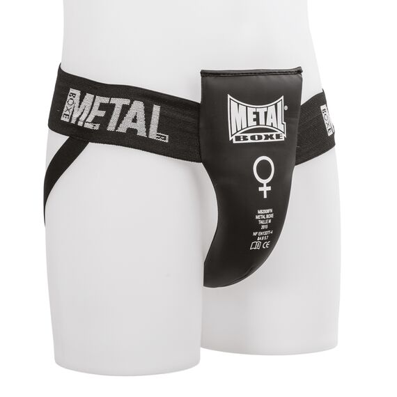 Metal Boxe Groin Guard Femme Noir M, Size: M, Colour: Schwarz, 2 image
