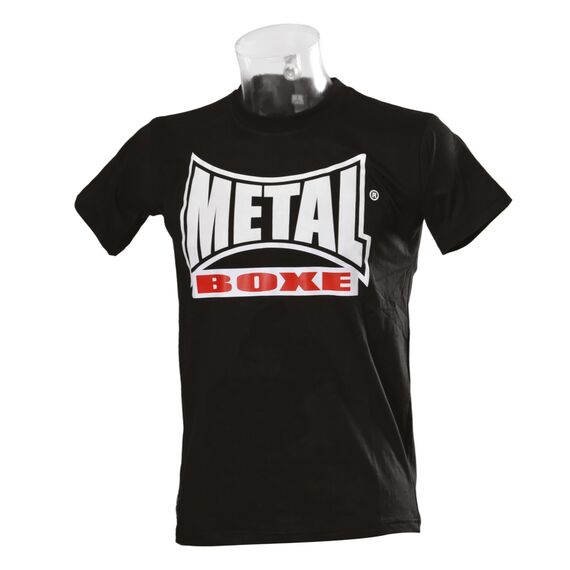 Metal Boxe T-Shirt New Visual Noir M, Colour: Schwarz, Size: M
