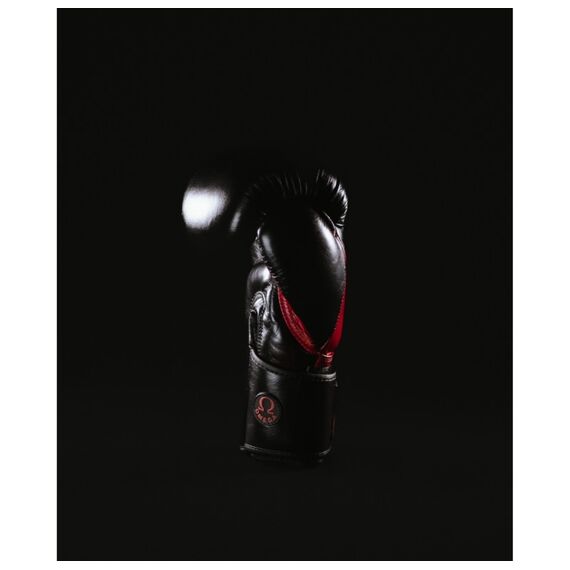Metal Boxe Gant Cuir Omega Noir Bordeaux 08 oz, Colour: Schwarz, OZ: 8oz, 6 image