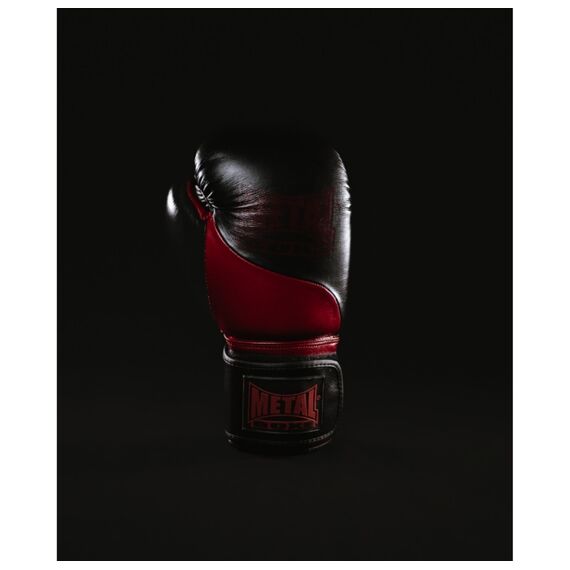 Omega Leather Boxing Gloves, Colore: Nero, OZ: 10oz, 6 image