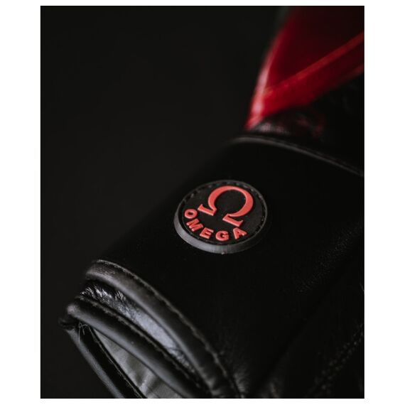 Omega Leather Boxing Gloves, Colore: Nero, OZ: 10oz, 5 image