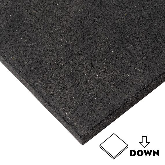 Unifarbener Gummiboden für Sporthallenböden 100x100 GladiatorFit | 5 CM, 3 image