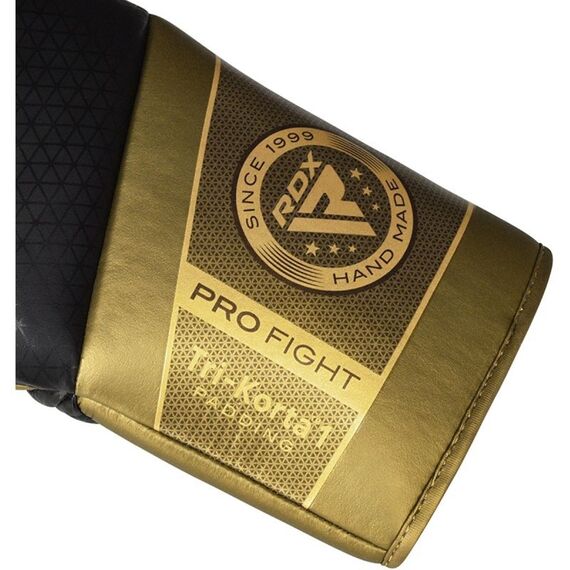 RDX K1 Mark Pro Fight Boxing Gloves – Comfort & pro performance, Colour: Gold, OZ: 10oz, 6 image