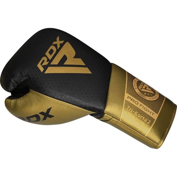 RDX K2 Mark Pro Fight Boxing Gloves, Colour: Gold, OZ: 8oz, 3 image