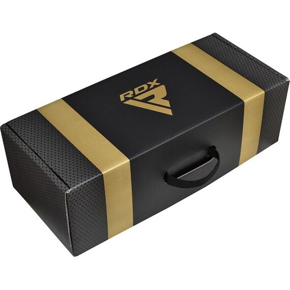 Gants de boxe RDX Mark Pro Training – Tri Lira 1, Couleur: Or, OZ: 16oz, 9 image