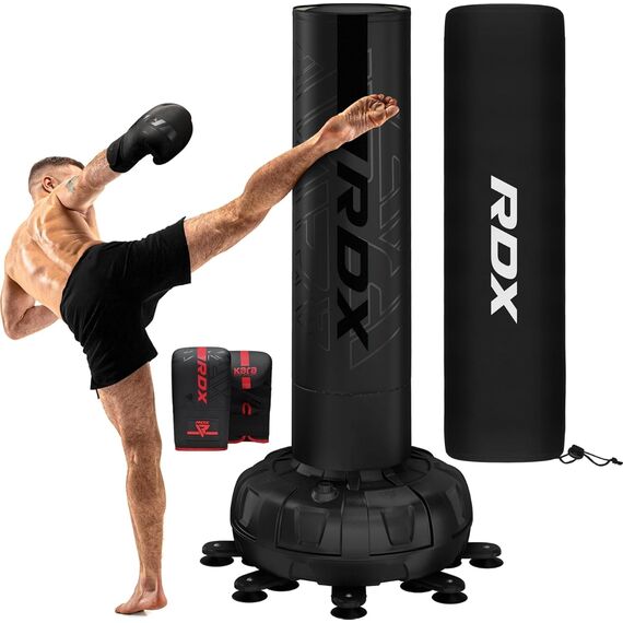 Kara Freestanding Punching Bag, Colour: Schwarz, Length: 1.8m