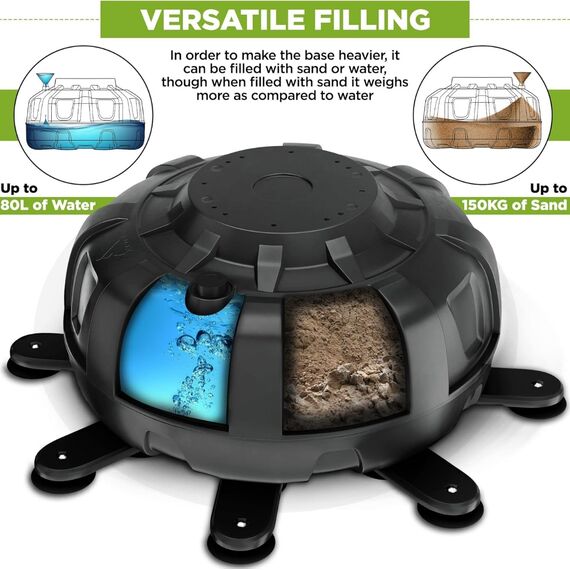 Kara Freestanding Punching Bag, Colour: Green, Length: 1.8m, 6 image