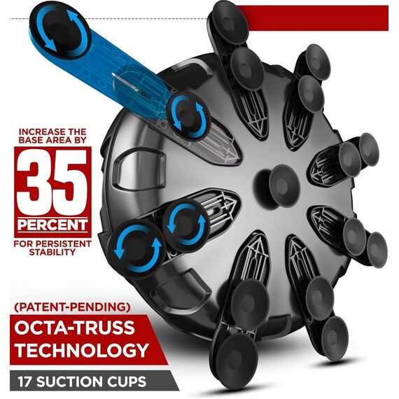 Free Standing Punch Bag F6+ Bag Mitts, Colour: Schwarz, Length: 1.8m, 2 image