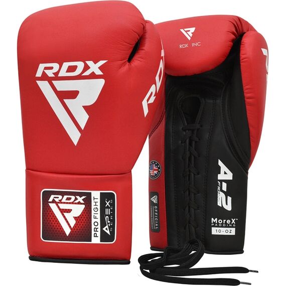 Gants de Boxe RDX Pro Fight APEX A2 Rouge 8 oz, Couleur: Rouge, OZ: 8oz