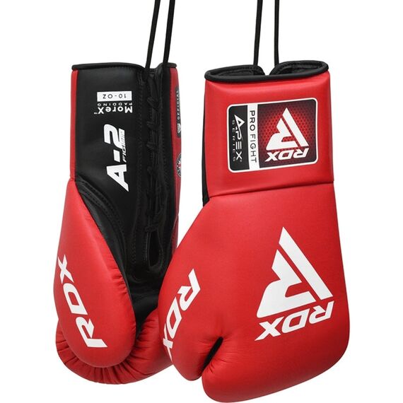 Gants de Boxe RDX Pro Fight APEX A2 Rouge 8 oz, Couleur: Rouge, OZ: 8oz, 4 image