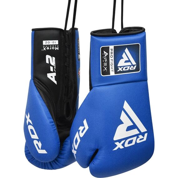 Gants de Boxe RDX Pro Fight APEX A2 Bleu 8 oz, Couleur: Bleu, OZ: 8oz, 6 image