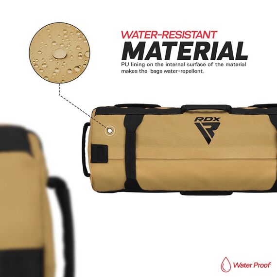 Fitness sand bag (57 to 91 kg), Colore: Beige, Peso aggiuntivo: 91, 3 image