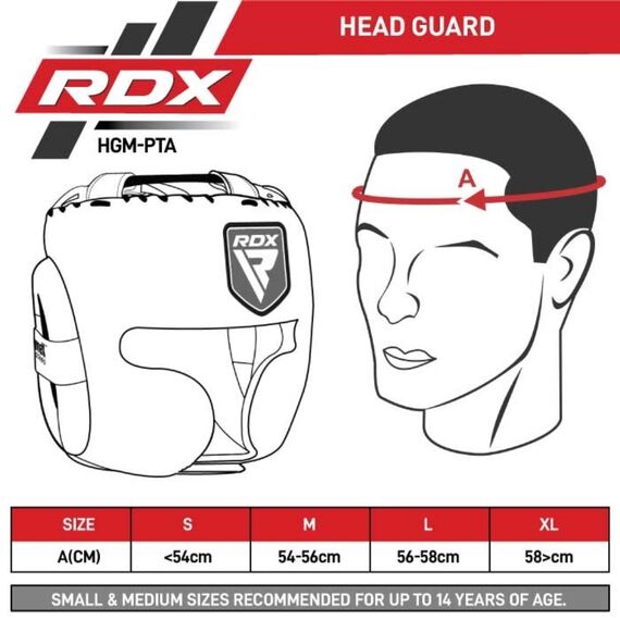 RDX Head Guard Pro Training APEX A4 Blue S, Size: S, Colour: Blue, 8 image