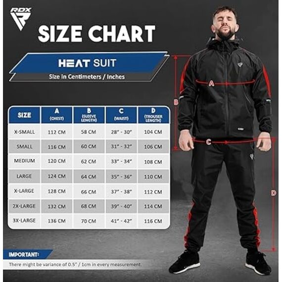 Clothing Sauna Suit C1, Size: XL, Colour: Rot, 2 image