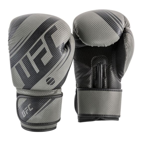 Guanti da Boxe da Allenamento UFC PRO Performance Rush – Grigio/Nero – 16OZ, Colore: Grigio, OZ: 16oz