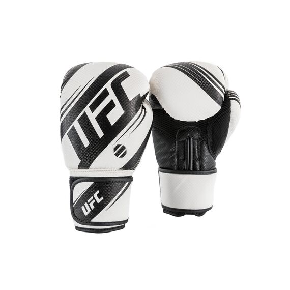 UFC PRO Performance Rush Training Boxing Gloves – White/Black – 14OZ, Colour: Weiss, OZ: 14oz