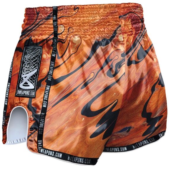 Short de Muay Thaï 8 WEAPONS Vivo Magma S, Taille: S, Couleur: Orange, 2 image