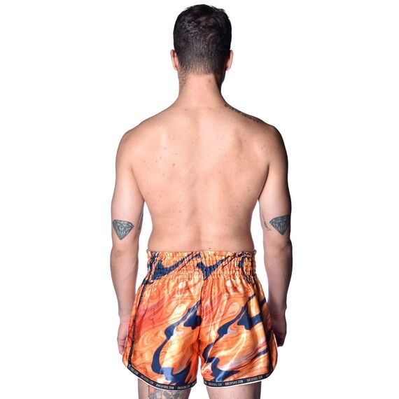 Short de Muay Thaï 8 WEAPONS Vivo Magma S, Taille: S, Couleur: Orange, 5 image