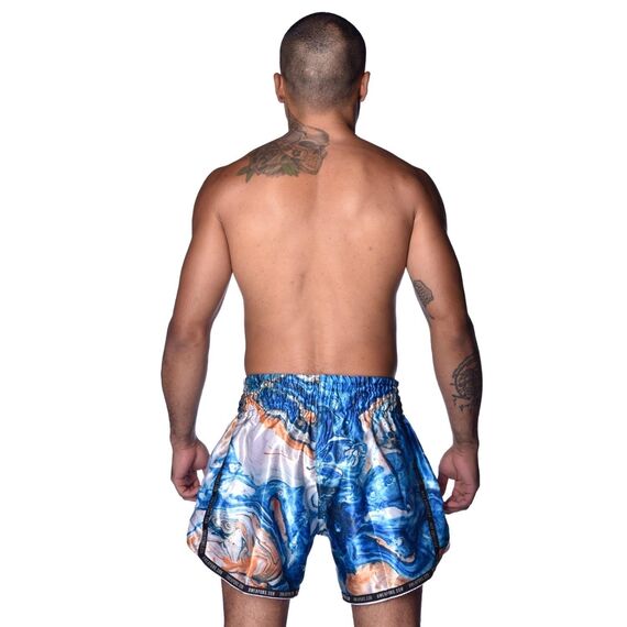 Short de Muay Thaï 8 WEAPONS Vivo Vertigo L, Taille: L, Couleur: Bleu, 7 image